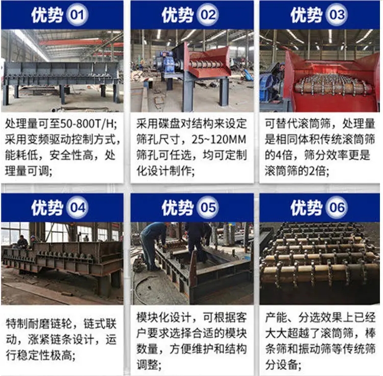 砂石多功能滚轴筛